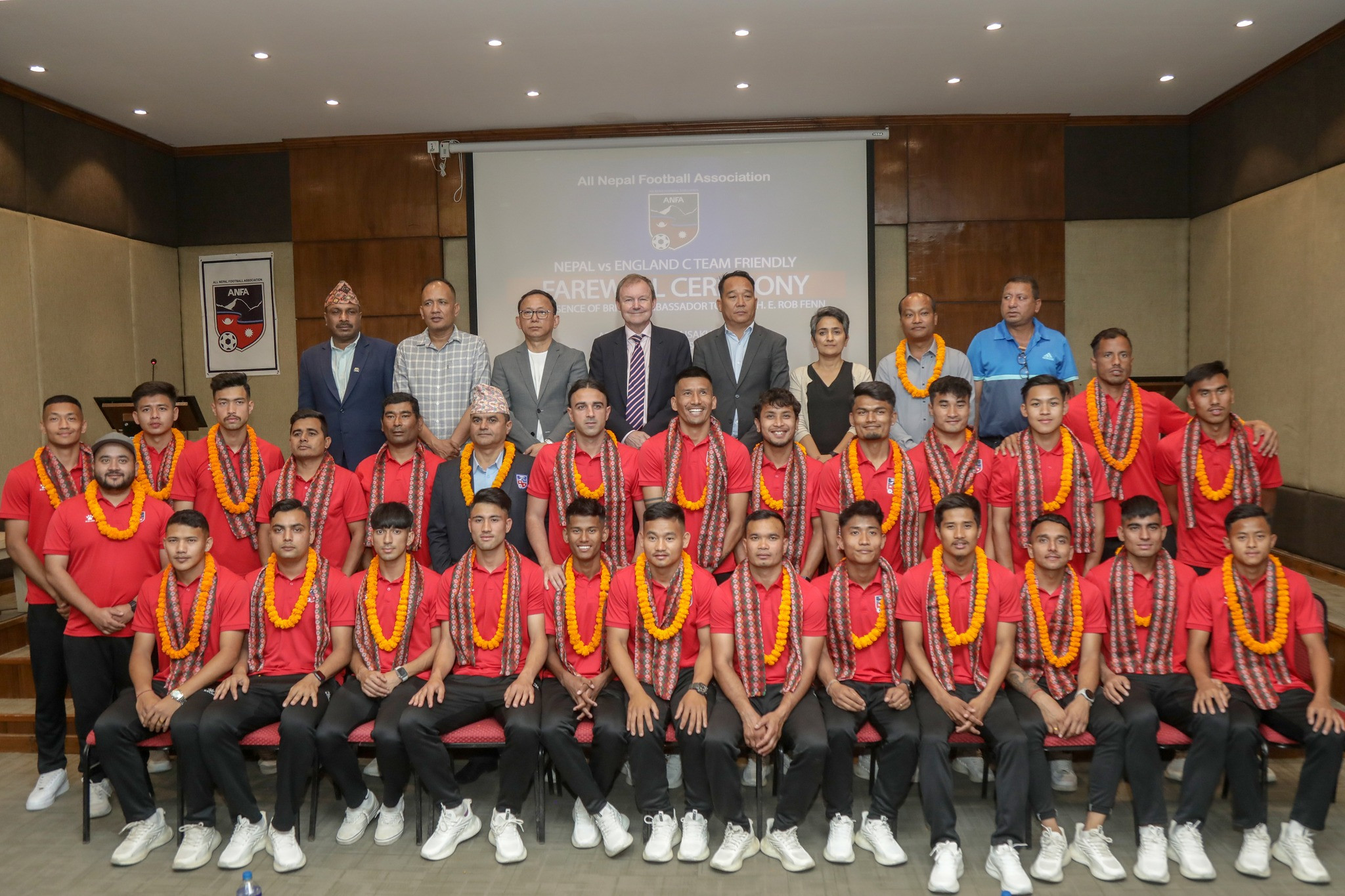 इंग्ल्यान्ड ‘सी’ सँगको मैत्रीपूर्ण खेलका लागि नेपाली फुटबल टिमको घोषणा